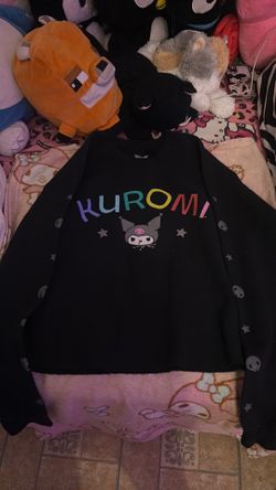 Kuromi cropped sweater pull over