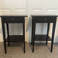 Set Of (2) IKEA HEMNES Nightstands