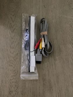 Wii Audio Video cords with compatible sensor bar