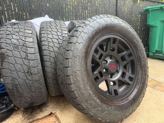 TRD Wheels with Nitto Terra Grappler Tires – Set of 4