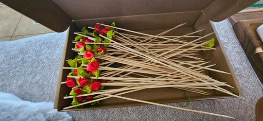 Rose skewer sticks