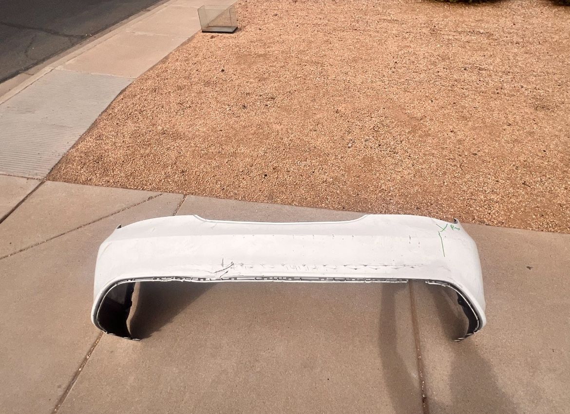 2013-2016 Mercedes CLA- Class C117 White Rear Bumper Cover