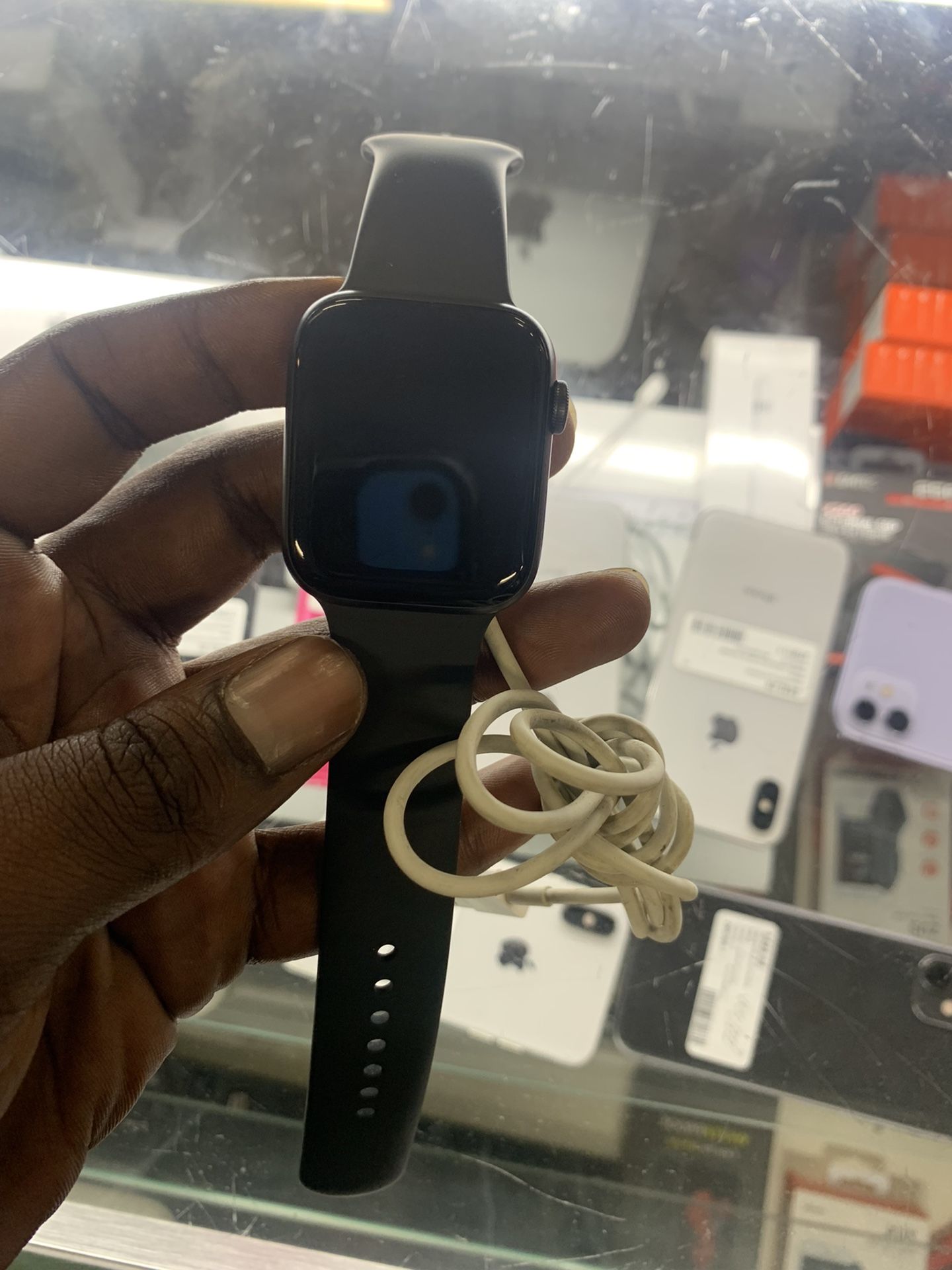 SMARTWATCH, ELECTRONICS APPLE WATCH SERIES 6 44 MM W/CHARGER GREAT CONDITION 🖤👑