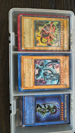 Yu-Gi-Oh! Rare Card Lot – Slifer, Blue-Eyes, Black Luster