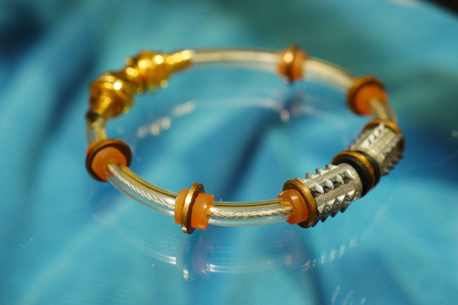 Men’s 8” Bracelet, ‘Mad-Max Inspired’ Steampunk