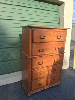 Wooden Tallboy Chest of Drawers