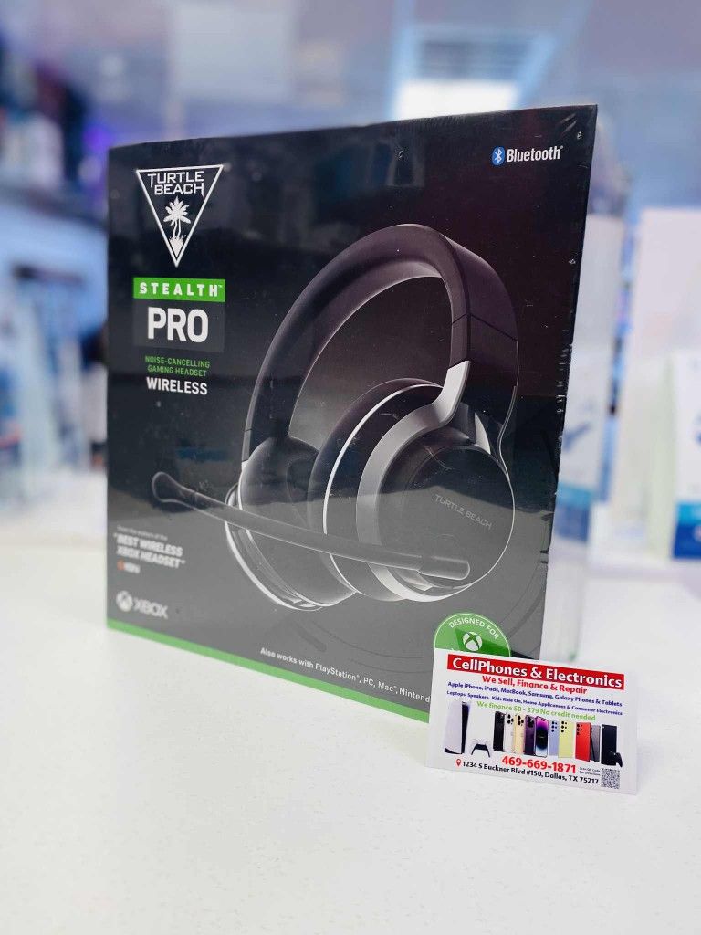 Turtle Beach Stealth Pro Wireless Gaming Headset Noise Cancellation Brand New-On Special Cash Deal $199