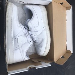 Lnew Nike Air force one leather shoes size 10 1/2 only $45 firm