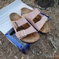 Birkenstock Arizona BS Light Rose Leather Regular Fit