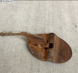 vw early 62-63 only beetle metal lower heater flap