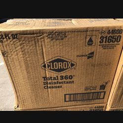 Brand New CLOROX DISINFECTANT CLEANER kills COVID 19 Virus Cold Virus And Other Viruses Never Opened Retail Price $39 Each Have 4 Gallons  Each 