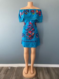 Medium Mexican artesanal dress