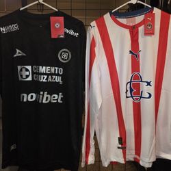 Pirma Puma mens Cruz azul Third Chivas guadalajara 120th Aniv Club JERSEY'S Futbol Size Xl 2xl No Trade 