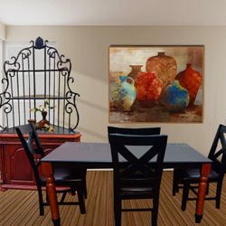 Beautiful Wooden Brown Black Dinette Set W Beautiful Bakers Rack for Sale in Fayetteville GA OfferUp