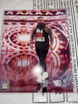 WWE fanatics jimmy uso Signed Autographed 8x10 Photo Fanatics