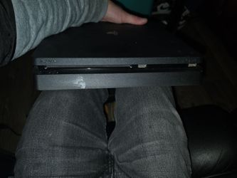 Playstation 4 slim with controller an al cords