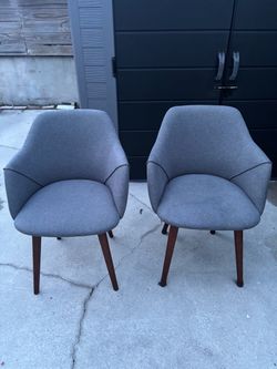 Pair of Mid-Century Modern Accent Chairs