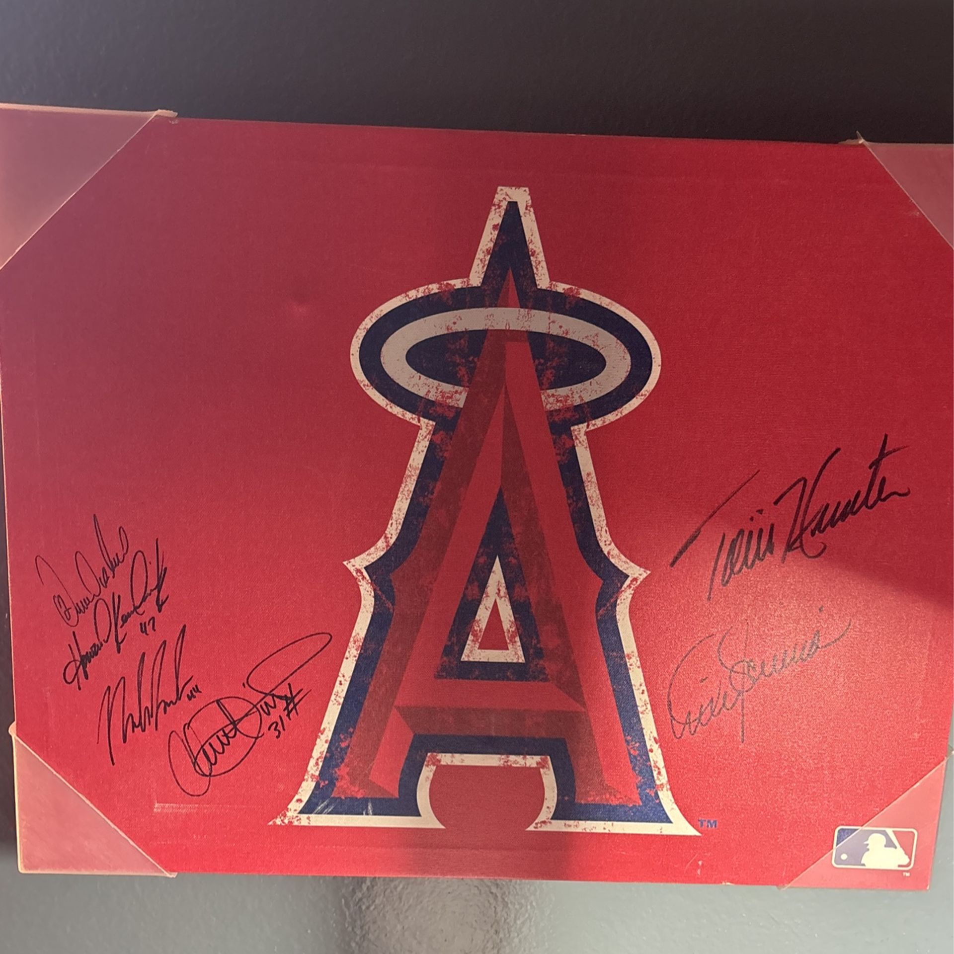 Los Angeles Angels Autograph Sign