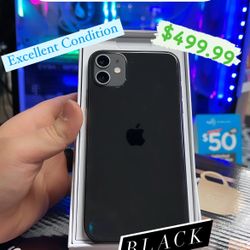 iPhone 11 64gb Black (Factory Unlocked) -Excellent Condition-
