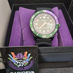 SEIKO × EVANGELION EVA-01 DIVER'S WATCH