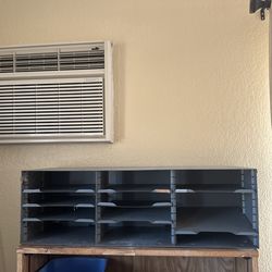 2 Metal Filing Shelves 