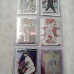 6 Card Shohei Ohtani Lot.