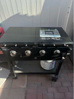 4 burner gas griddle