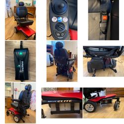 Elite Electric Wheelchair -Red
