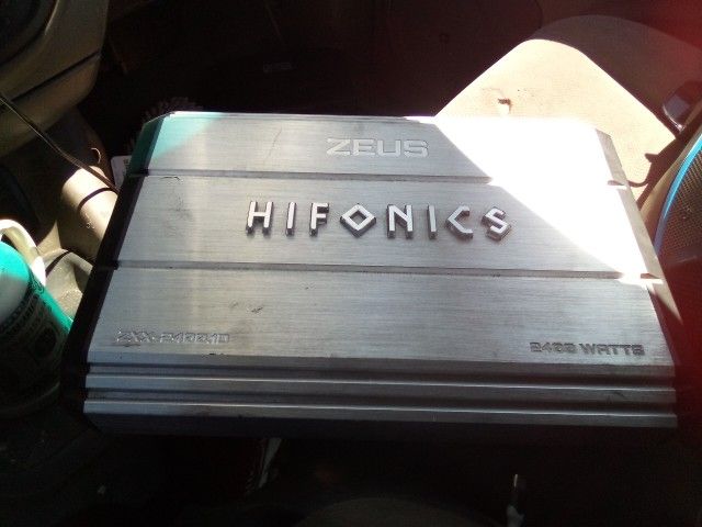 Zeus Hifonics 2400 Watt Amplifier Zxx-2400.1 D