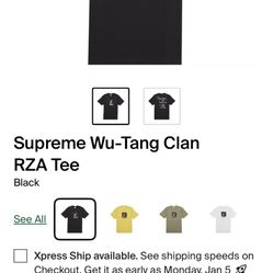 Supreme Wu Tang Tee