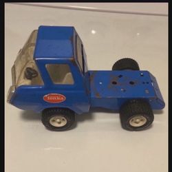 Tonka Midsize Truck Blue Semi Cab