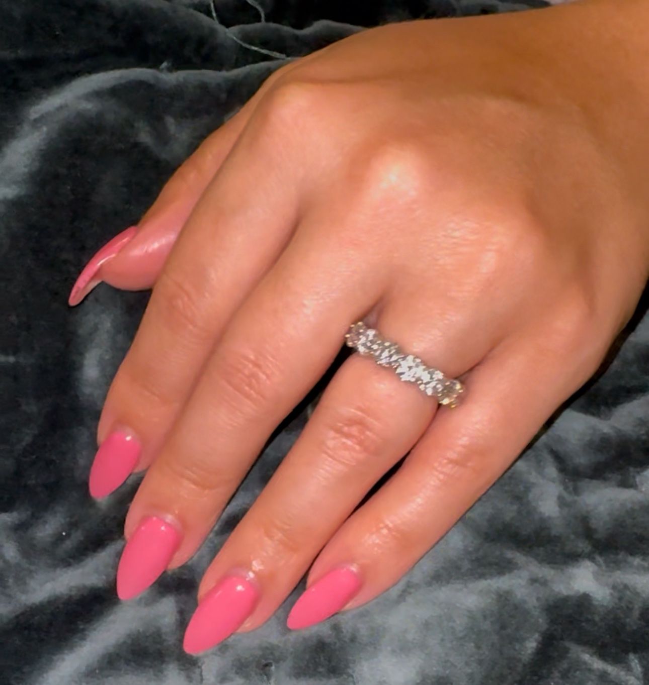 Stunning Full Eternity Moissanite Ring – 7.5ct