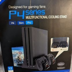 PS 4 Slim Pro Multifunctional Cooling Stand