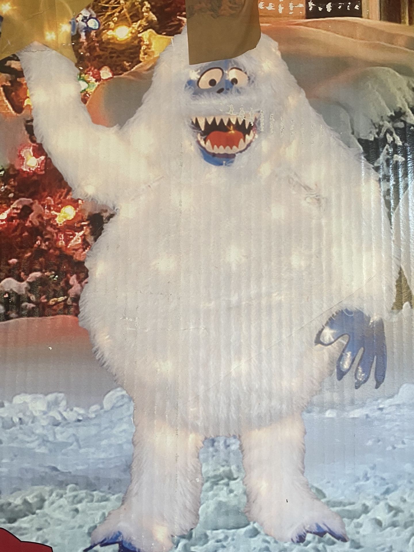 rudolph the red nosed reindeer abominable snowman outdoor decoration