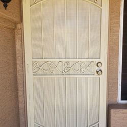 Security Door Heavy-Duty 36x80 Almond (Installation Included)