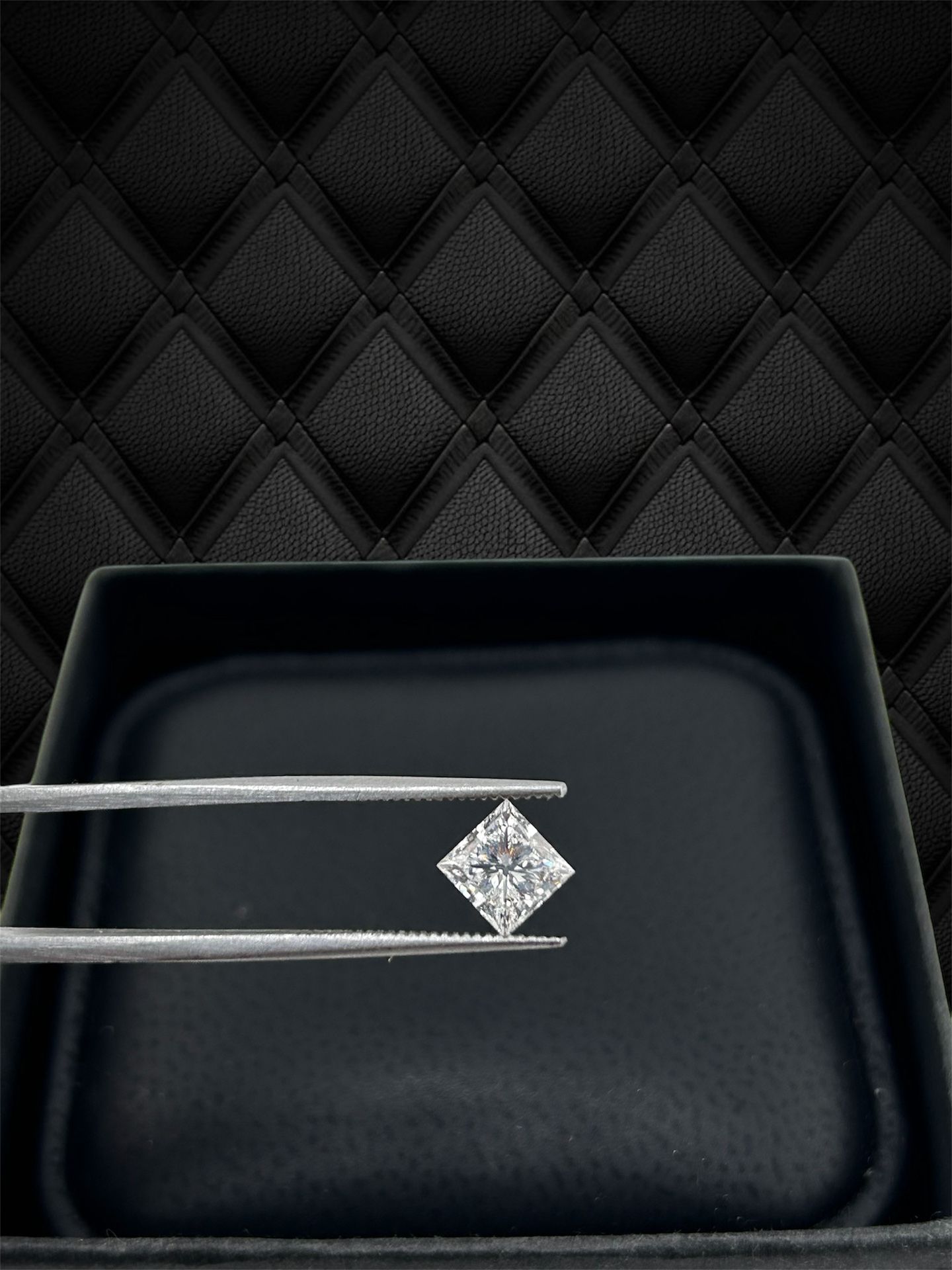 1.01 Ct Lab Grown Princess Shape Certified Diamond