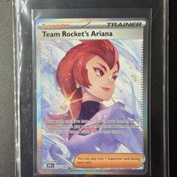 Team Rocket's Ariana 237/182 Special Illustration Rare Pokemon