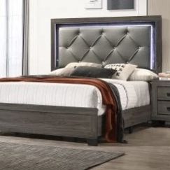 Bed Frame With Led Lights !! On Stock 