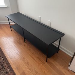 Modern Black TV Stand / Bookshelf 