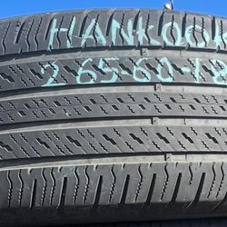 1x Used Tire Hankook 265/60/18🛞