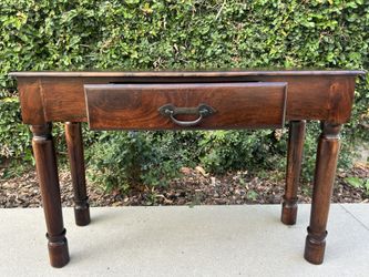 World Market Solid Wood Console Table / Minimalist Desk