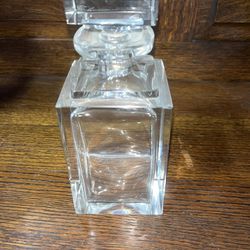 Vintage Heavy Crystal Liquor Decanter 