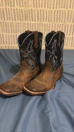 Western Cowboy Boots Square Toe