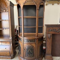 Tall Demilune Bookcase - 58520 by Stein World