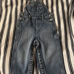 Vintage Nautica Overalls Toddler 2T Jeans Denim 