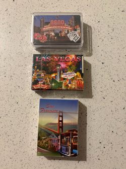 Reno, Las Vegas & San Francisco Playing Cards
