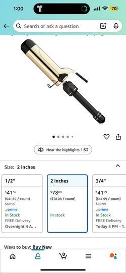 2inch Barrel Curler Hot tools
