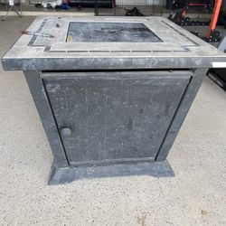 Firepit, Minister Fridge And Stand Up Freezer For Sale