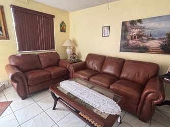 Sofa and love seat