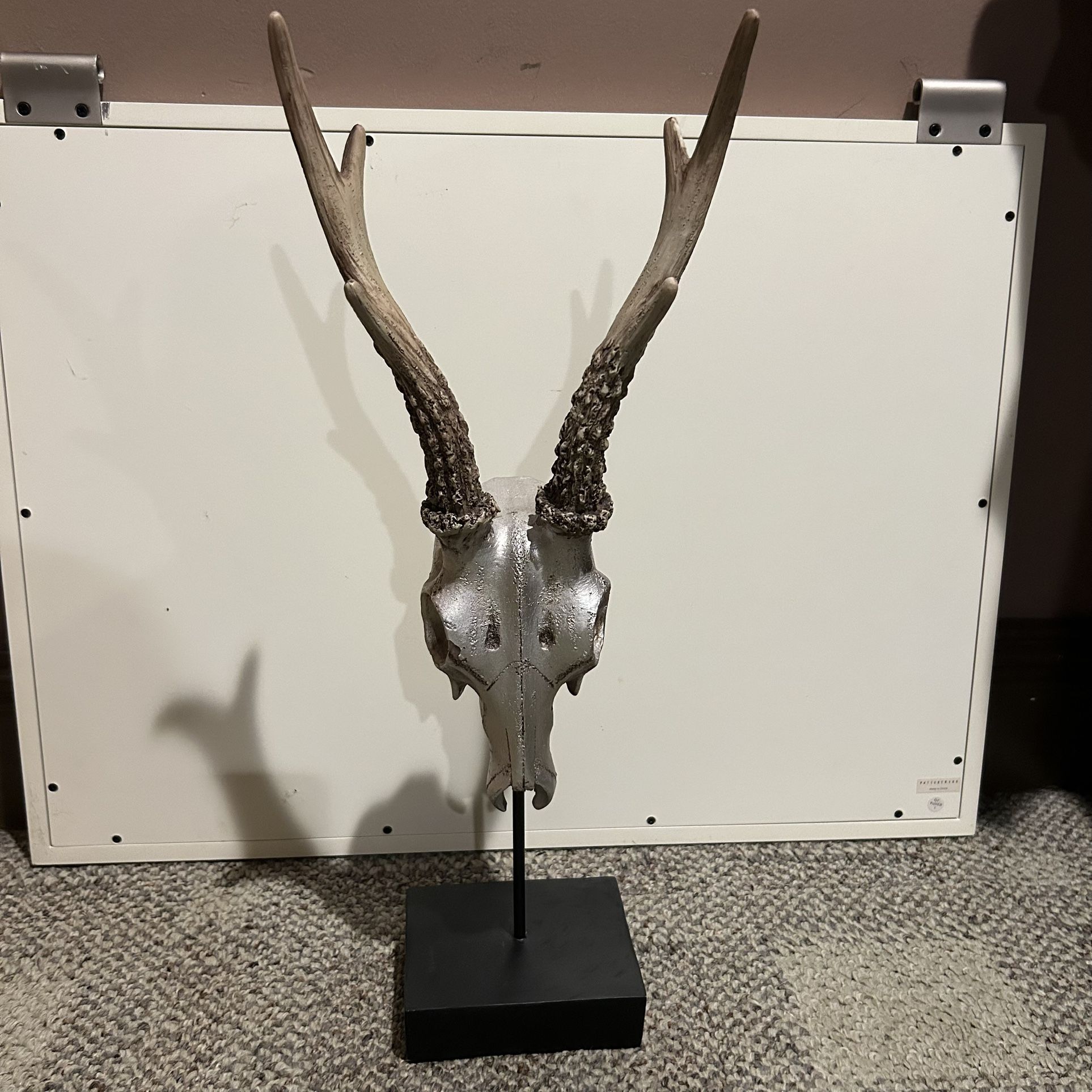 Decorative Skull Deer Head Sculpture